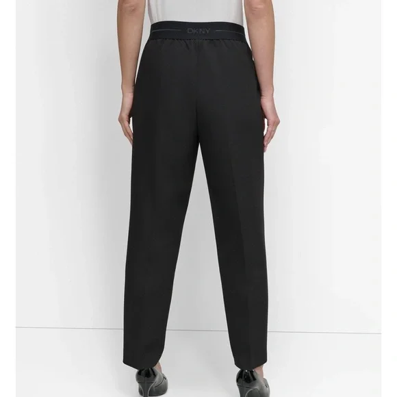 DKNY Women's Pull-On black Trousers/size L - Picture 2 of 6